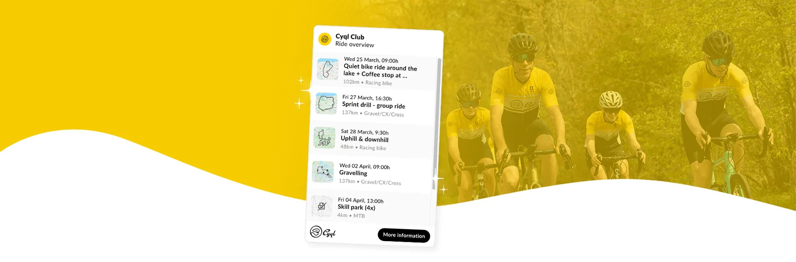Discover the new Cyql ride widget