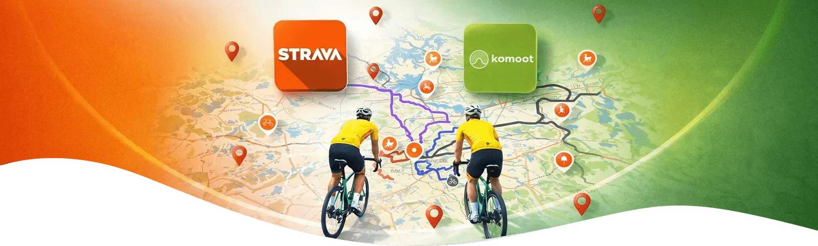 Komoot vs Strava: Welche App für die Routenplanung beim Radfahren nutzen?